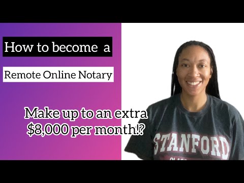 How To Become A Remote Online Notary | Beginners Guide | Make Money Online x From Home 2022