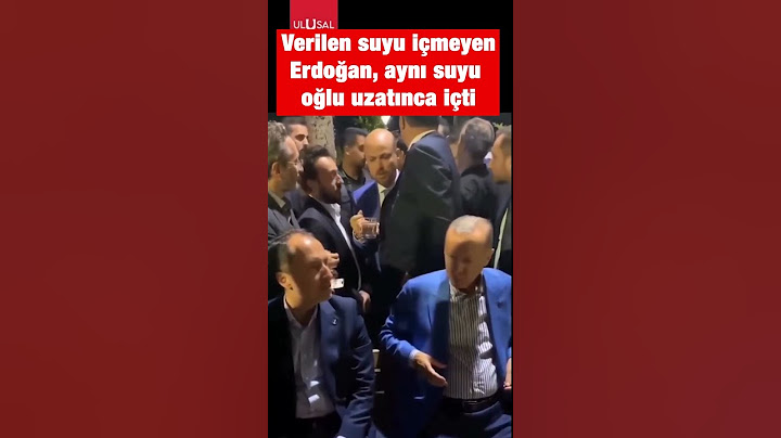 Verilen suyu içmeyen Erdoğan aynı suyu oğlu Bilal Erdoğan uzatınca içti #shorts #erdoğan #keşfet