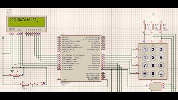 LCD and Keypad Interfacing using PIC18F4550
