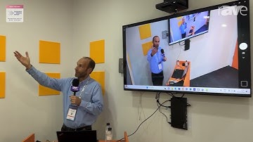 ISE 2024: ClearOne Demos BMA 360 Beamforming Microphone Array Ceiling Tile with Camera Tracking