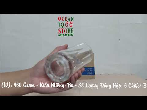 Bộ 6 Cốc thủy tinh Connexion Long Drink Ocean – P02809 – 430ml