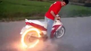 Pro Drift BIKE -Scary burning rubber 2015!!!! MUST SEE!!!!