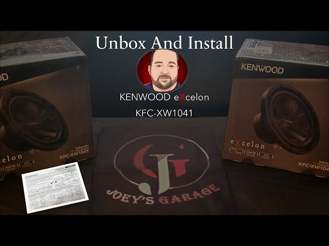 Kenwood KFC XW1041 Subwoofer - YouTube