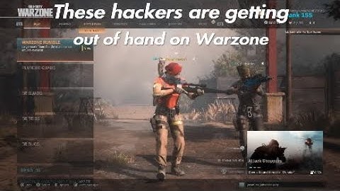 We ran into a hacker in Warzone!