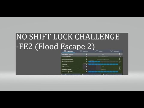 How To Shift Lock On Roblox Flood Escape 2 Roblox Free - roblox shift lock wall glitch