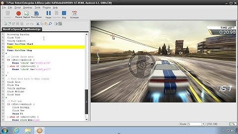 T-Plan Robot Automating of Need for Speed
