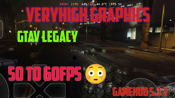GTA V LEGACY! MAX GRAPHICS+ MENYOO MOD | SNAPDRAGON 8 GEN3😍 GAMEHUB 5.3.3 EMULATOR!