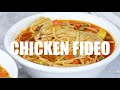 CHICKEN SOPITA | Super easy recipe for Mexican fideo soup with chicken.