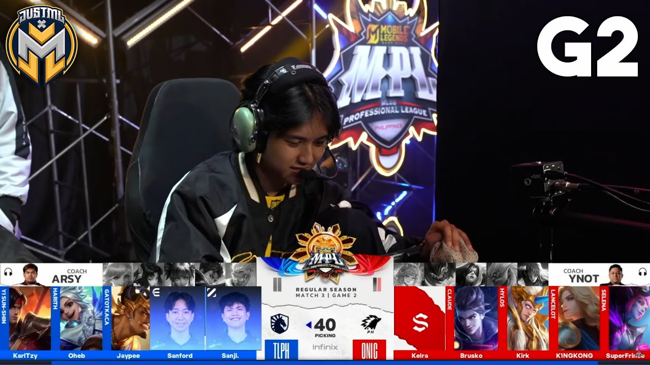 ONIC VS TLPH GAME 2 | WEEK 1 DAY 2 | MPL PH SEASON 16