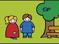 Wim en els in het park