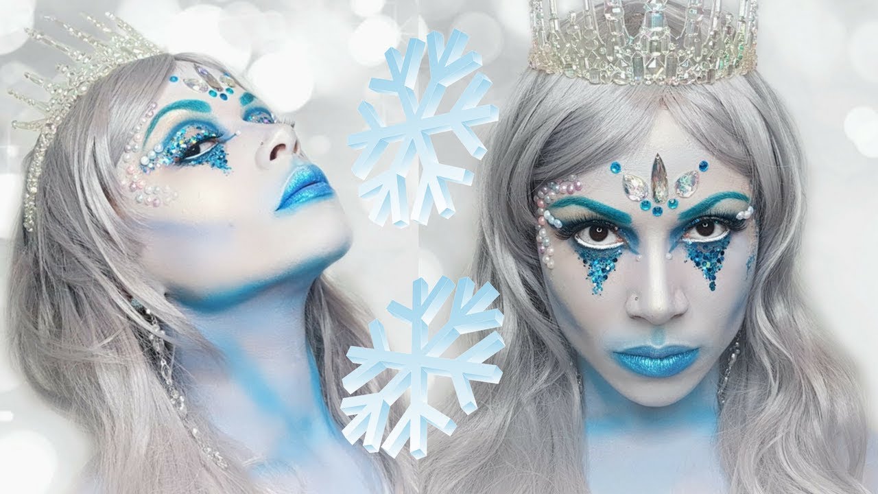 CHRISTMAS GLAM SNOW QUEEN MAKEUP TUTORIAL Makeup By Tina H YouTube