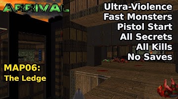 Aankomst - MAP06: The Ledge (Snel Ultra-Geweld 100%)