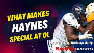 What makes OL Christian Haynes a special player? Former head coach Jim Mora explains tells us why