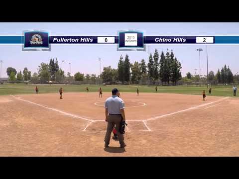 Fullerton Hills vs Chino Hills Softball - PYL Tournament - 8u AllStars