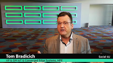 Tom Bradicich , HPE, talks about the Power at the Edge for Video Analytics apps