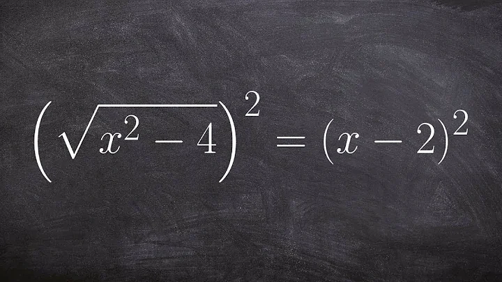 How to Solve a Radical Equation by Squaring Both Sides
