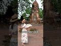 Turis Lakukan Yoga di Kuil Kuno Thailand, Kuil Ancam Tutup Akses #shorts