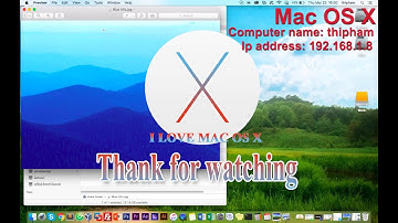 How to share folder Windows XP to Macbook - Mac OS X