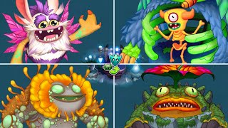 Rare Wublin Comparison  All Sounds and Animations | My Singing Monsters