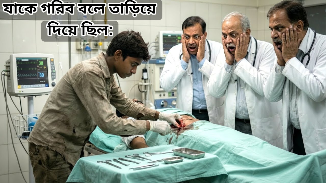 ৫কোটি টাকার অপারেশনে যখন বড় ডাক্তাররা হাল ছাড়ল; কেউ জানতনা সে ছিল MBBS ডাক্তার moralstory