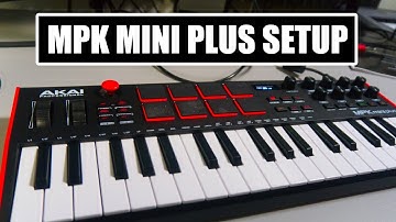 AKAI MPK MINI PLUS Complete Setup - Registration, Software Download, and Installation Walk Through