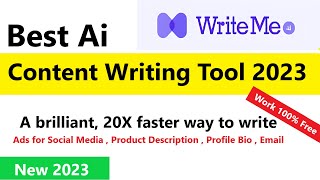 AI Writing Tool For Free | How to Write Human-Like Content with AI | New AI writing tool 2023