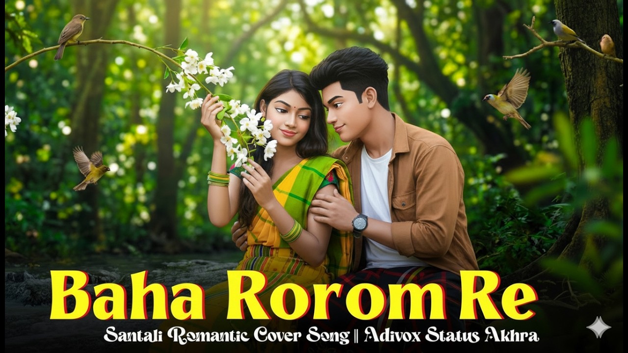 BAHA ROROM RE | SANTALI ROMANTIC COVER SONG | ADIVOX SANTALI #santali #song #adivasi #santalisong 