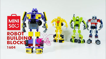 MINISO Transformers - Robot Punch 1604 (Robot Building Blocks 4in1)