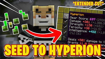 Farming from NOTHING to a HYPERION [Extended Cut] -- Hypixel Skyblock