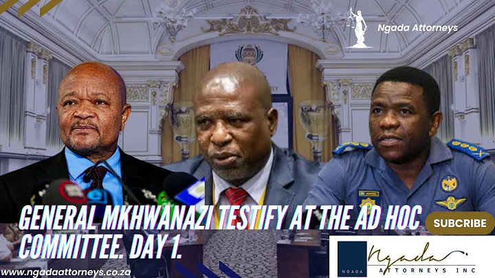 General Mkhwanazi Testify at the Ad Hoc Committee. Day 1.