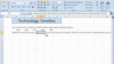 Create a timeline in Microsoft Excel