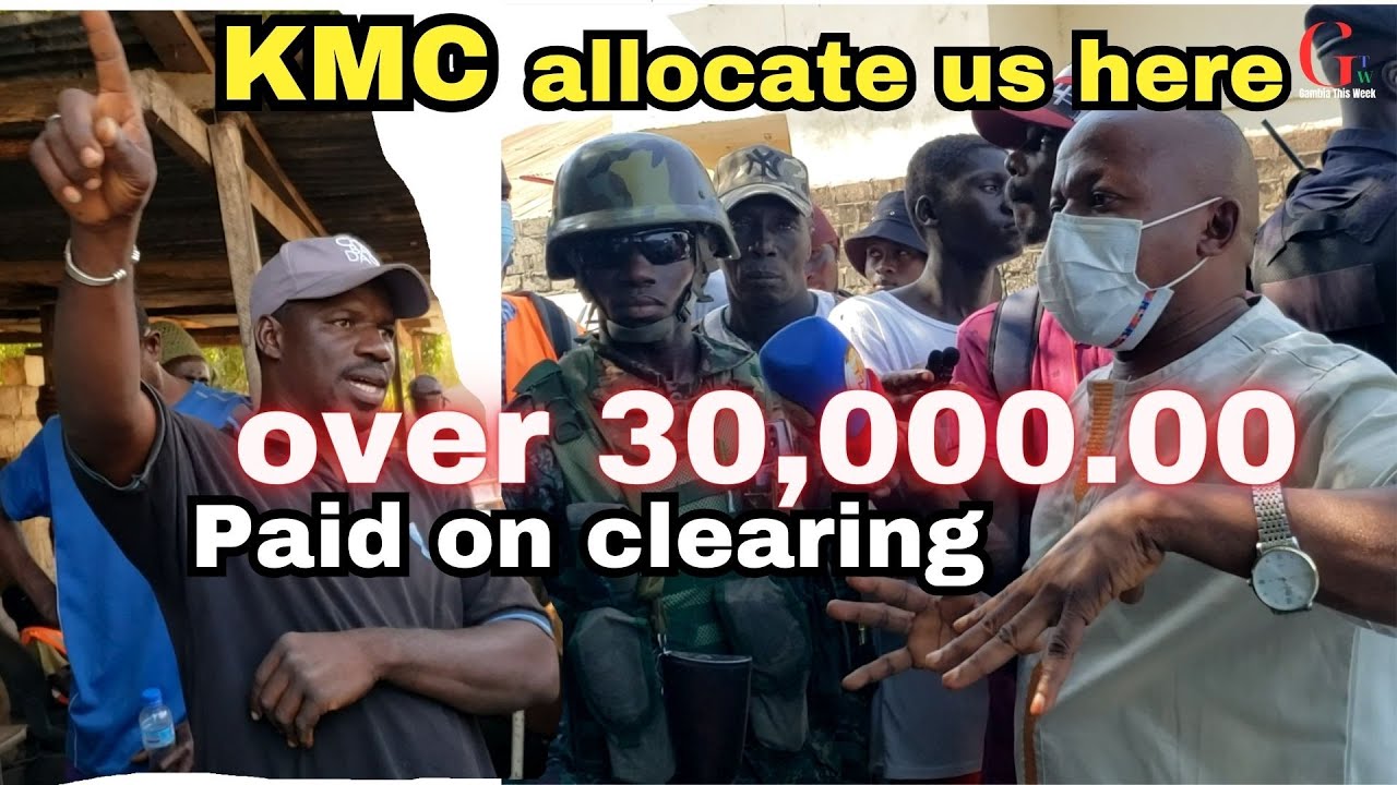 KMC allocate us this place | Demolition in Gambia