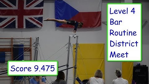 Gymnastics Level 4 Bar Routine Jordan Clark 2017
