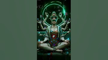 Cyberpunk Goddess: When Eastern Deity Meets Future Tech #Cyberpunk #AIart #FutureTech #DigitalArt