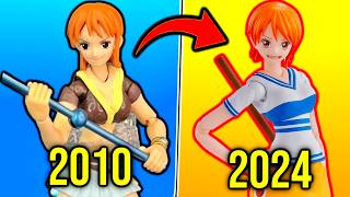 S H Figuarts Nami 2010 vs 2024 Comparison Review One Piece Figure Evolution
