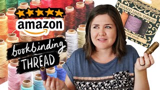 Trying Amazon Top Rated Bookbinding Thread | Sea Lemon