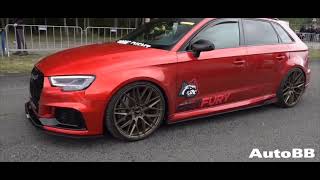 800HP Audi RS3 V8 vs 1110HP Jeep Cherokee