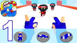 Ninja Hands - Gameplay Part 1 All Levels Max Level (Android, iOS) screenshot 3