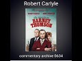 The Legend of Barney Thomson Audio Commentary
