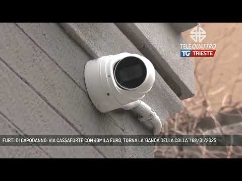 FURTI DI CAPODANNO: VIA CASSAFORTE CON 40MILA EURO, TORNA LA 'BANDA DELLA COLLA' | 02/01/2025