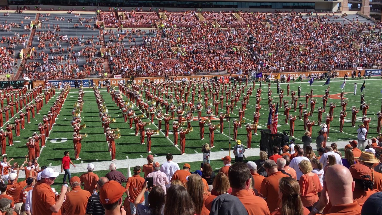 Texas Longhorn Marching Band Pregame vs Baylor 2016 YouTube