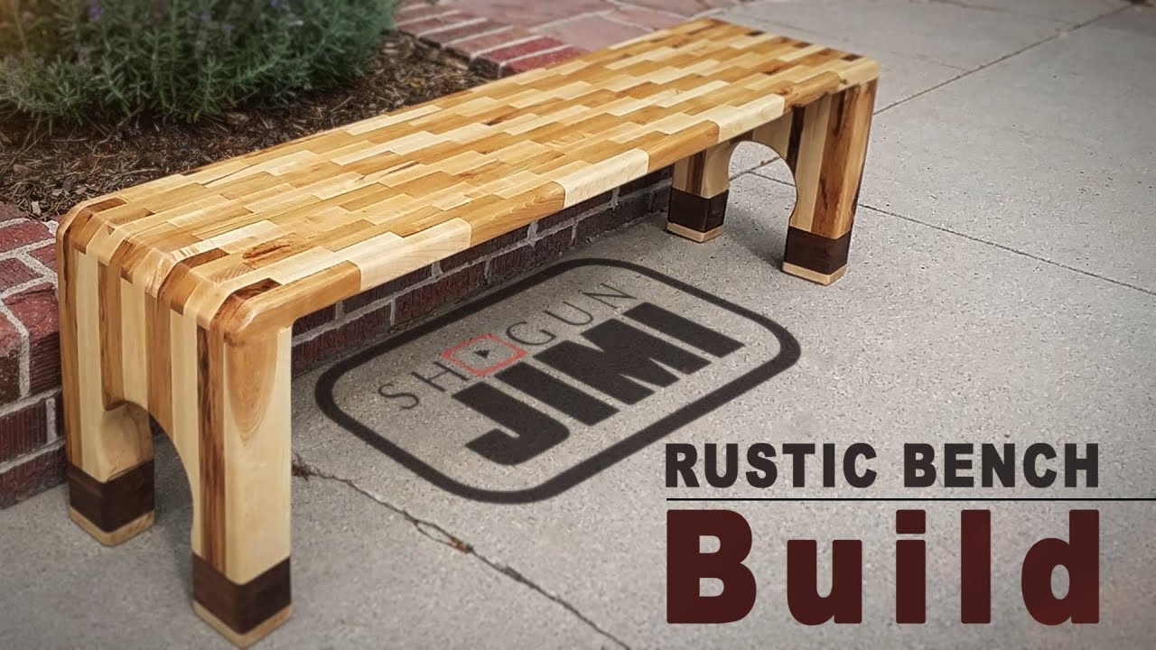 Rustic Wood Bench -a Happy Accident - Jackman Inspired ...