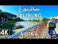 Salzburg Austria 4K 60 FPS A walk on a Sunny day سالزبورغ النمسا مشي في يوم مشمس