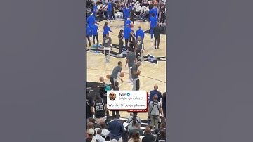 Wemby HITS Jeremy Sochan In The Head 😅 | #shorts