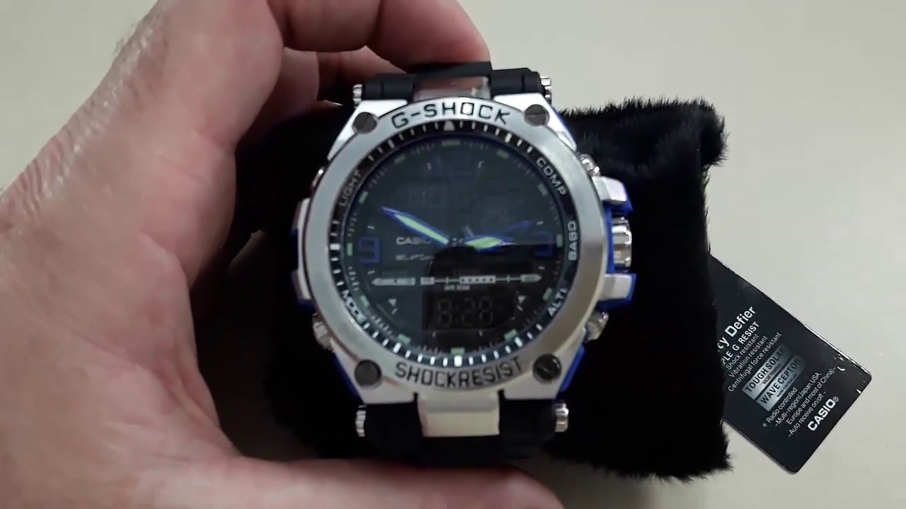 g shock na caixa