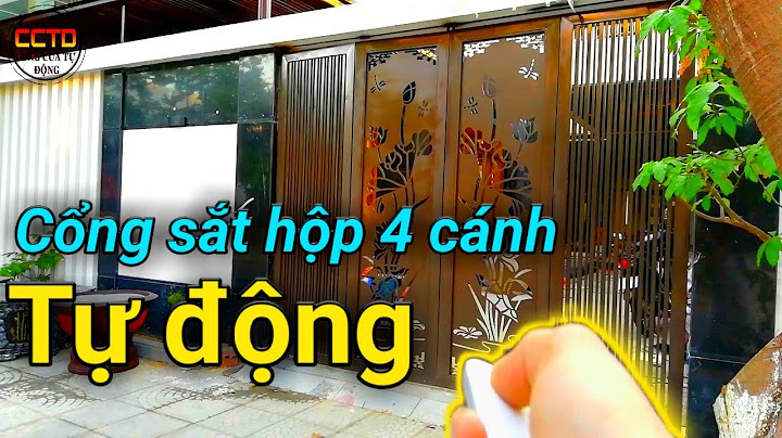 Mẫu cổng đẹp 4 cánh