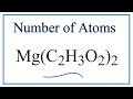 Chemical Composition of Magnesium Acetate