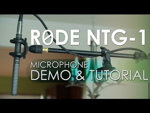 Rode NTG-1 Microphone into a Zoom H4n for Dual Sync High Quality DLSR Audio for Video
