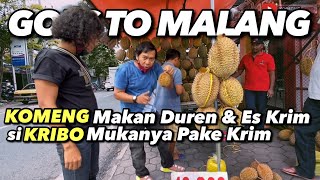 Download Lagu KOMENG MAKAN DUREN \u0026 ES KRIM, si KRIBO MUKANYA PAKE KRIM #GOESTOMALANG MP3