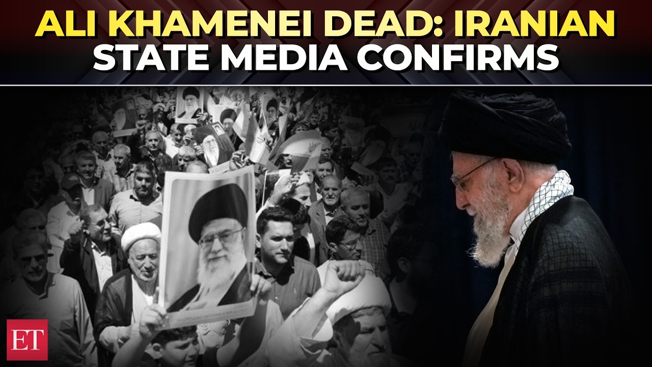 Iranian state media confirms death of Ayatollah Ali Khamenei; news anchor breaks down on air